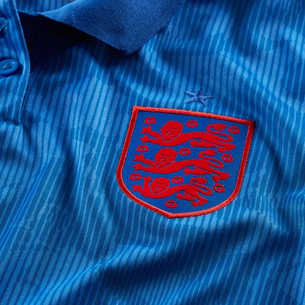 England 2020-21  WOMENS Away Soccer Jersey - Blue-Red