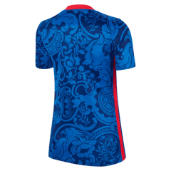 France  Women's EC22 Home Soccer Jersey - Hyper Cobalt-Siren Red