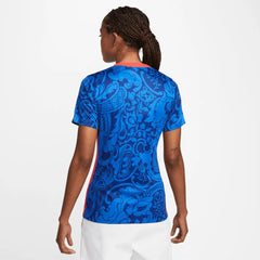 France  Women's EC22 Home Soccer Jersey - Hyper Cobalt-Siren Red