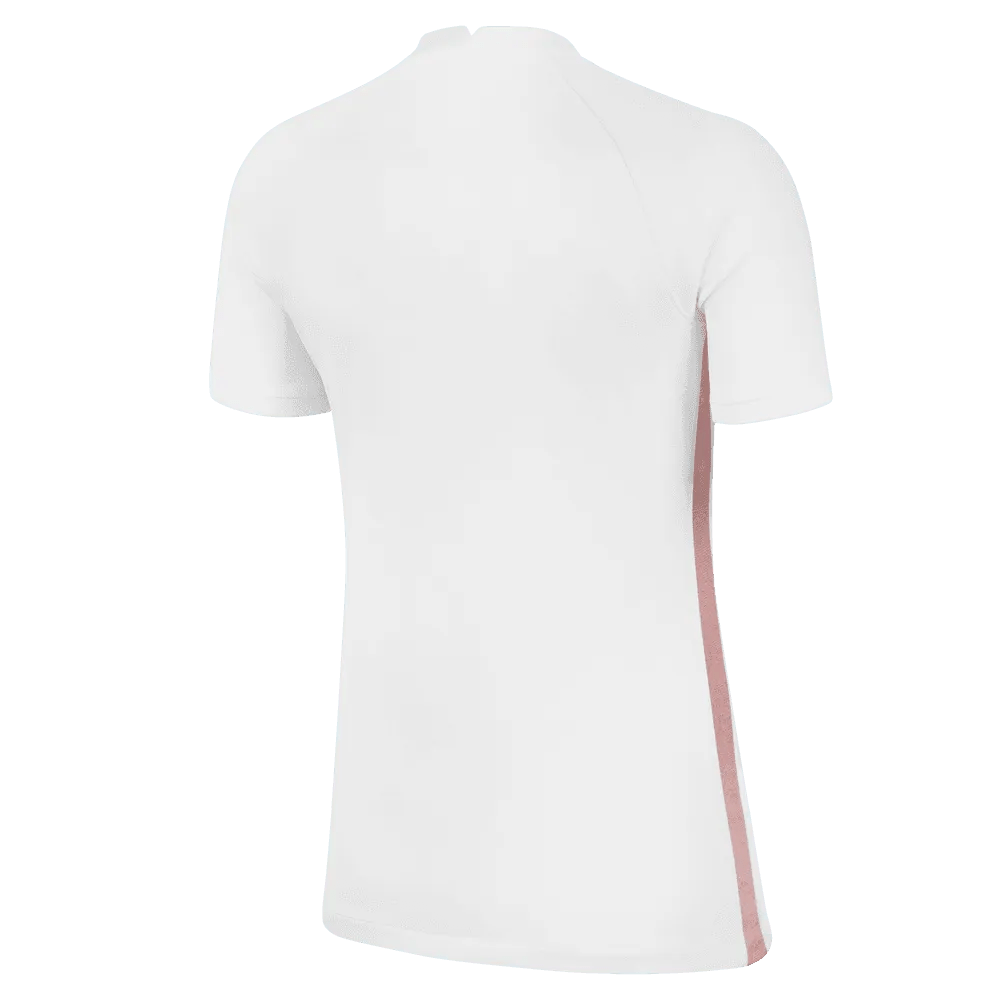 France  Women's EC22 Away Soccer Jersey - White-Pink Glaze