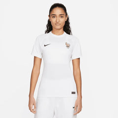 France  Women's EC22 Away Soccer Jersey - White-Pink Glaze