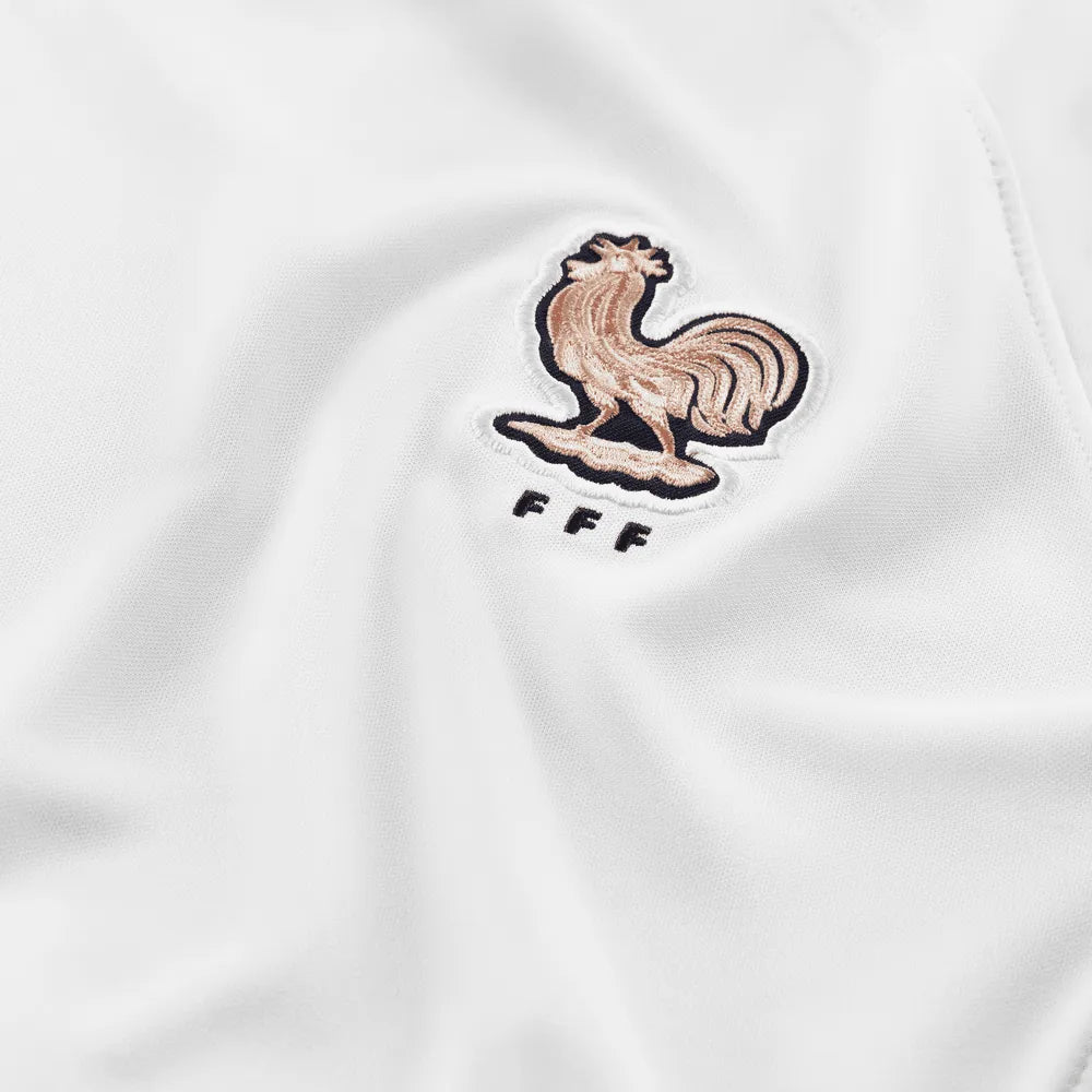 France  Women's EC22 Away Soccer Jersey - White-Pink Glaze