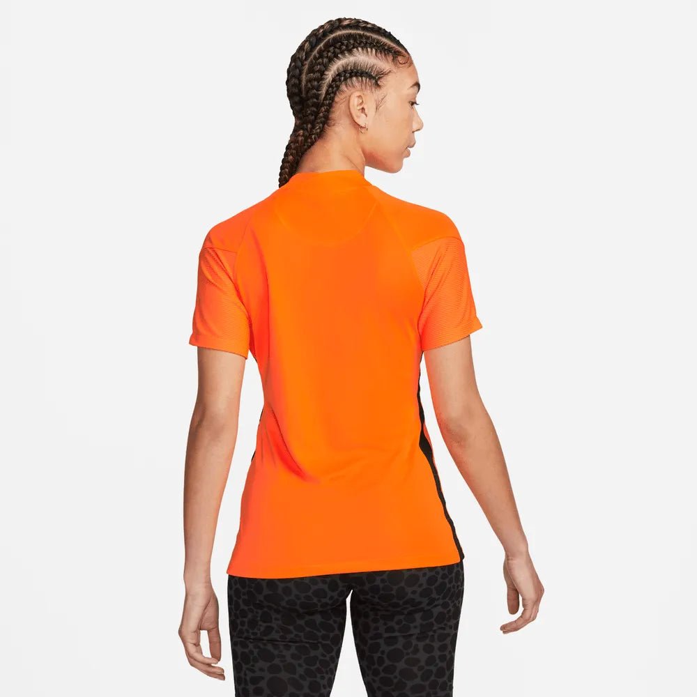 Netherlands  Women's EC22 Home Soccer Jersey - Total Orange-Black