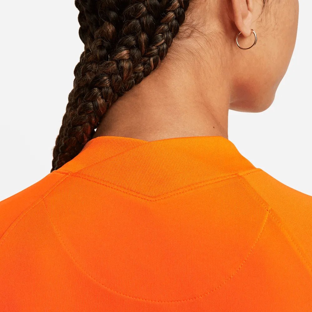 Netherlands  Women's EC22 Home Soccer Jersey - Total Orange-Black