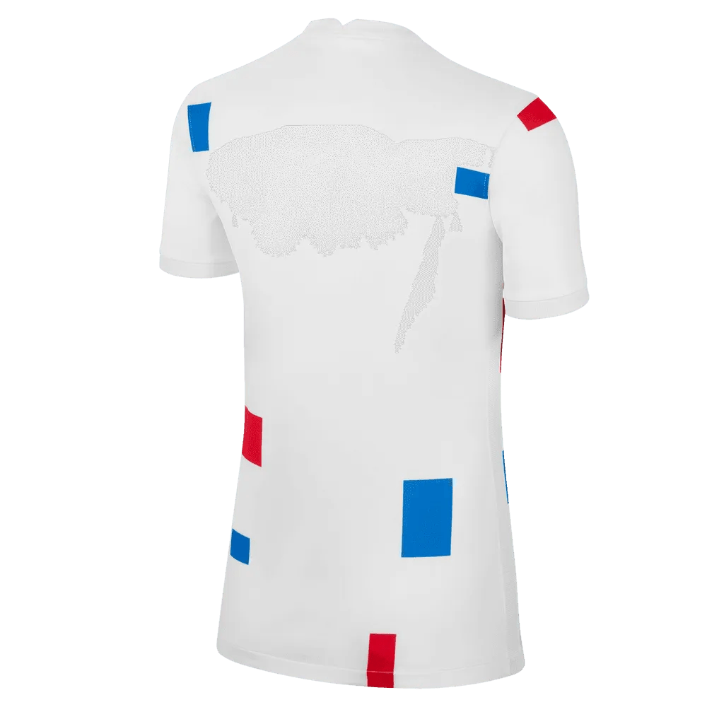 Netherlands  Women's EC22 Away Soccer Jersey - White-Soar