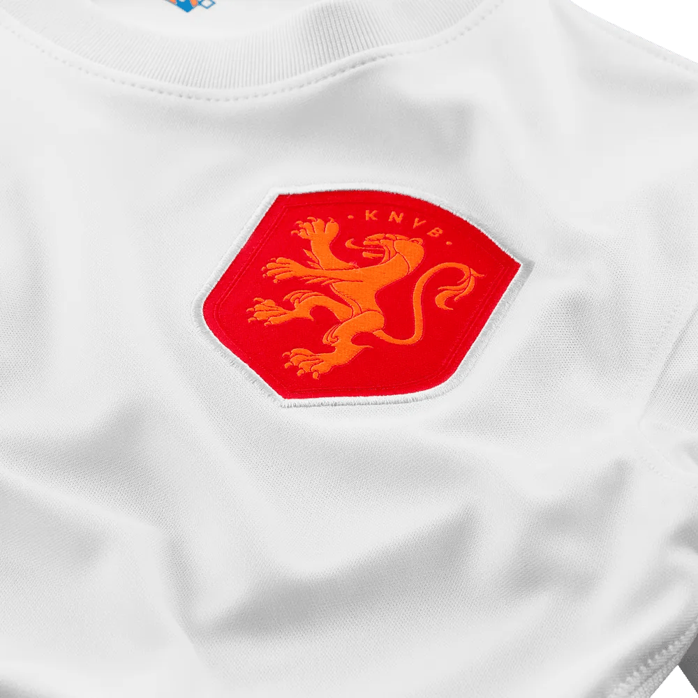 Netherlands  Women's EC22 Away Soccer Jersey - White-Soar