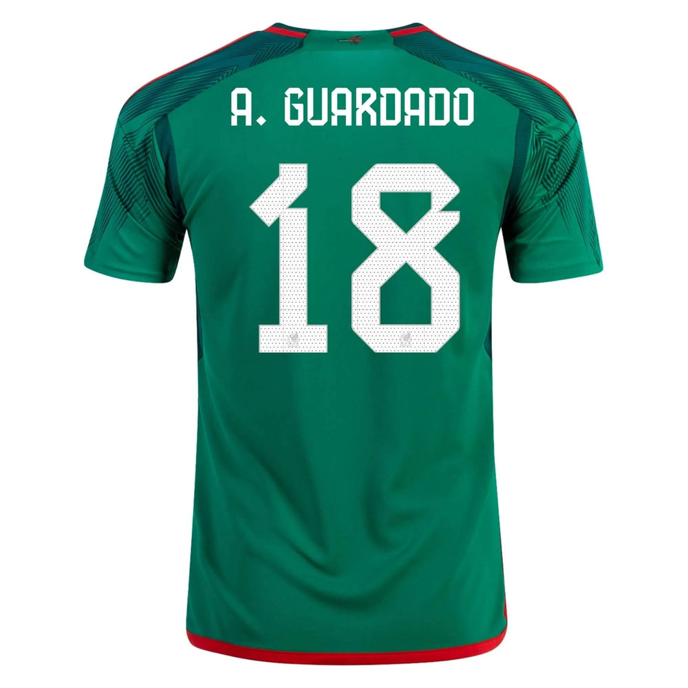 Mexico 2022-23  Home Soccer Jersey - Green-Red