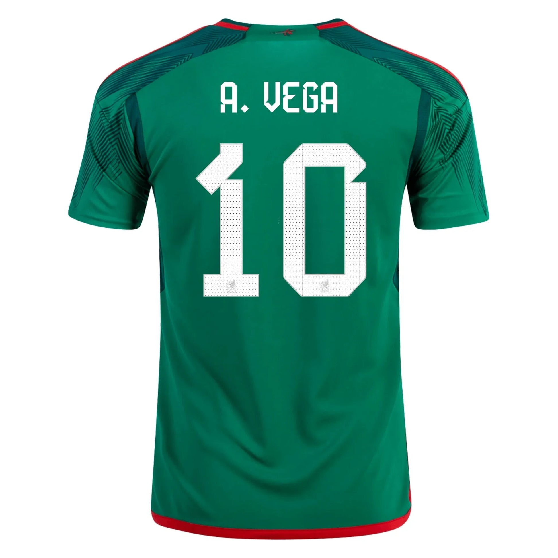 Mexico 2022-23  Home Soccer Jersey - Green-Red