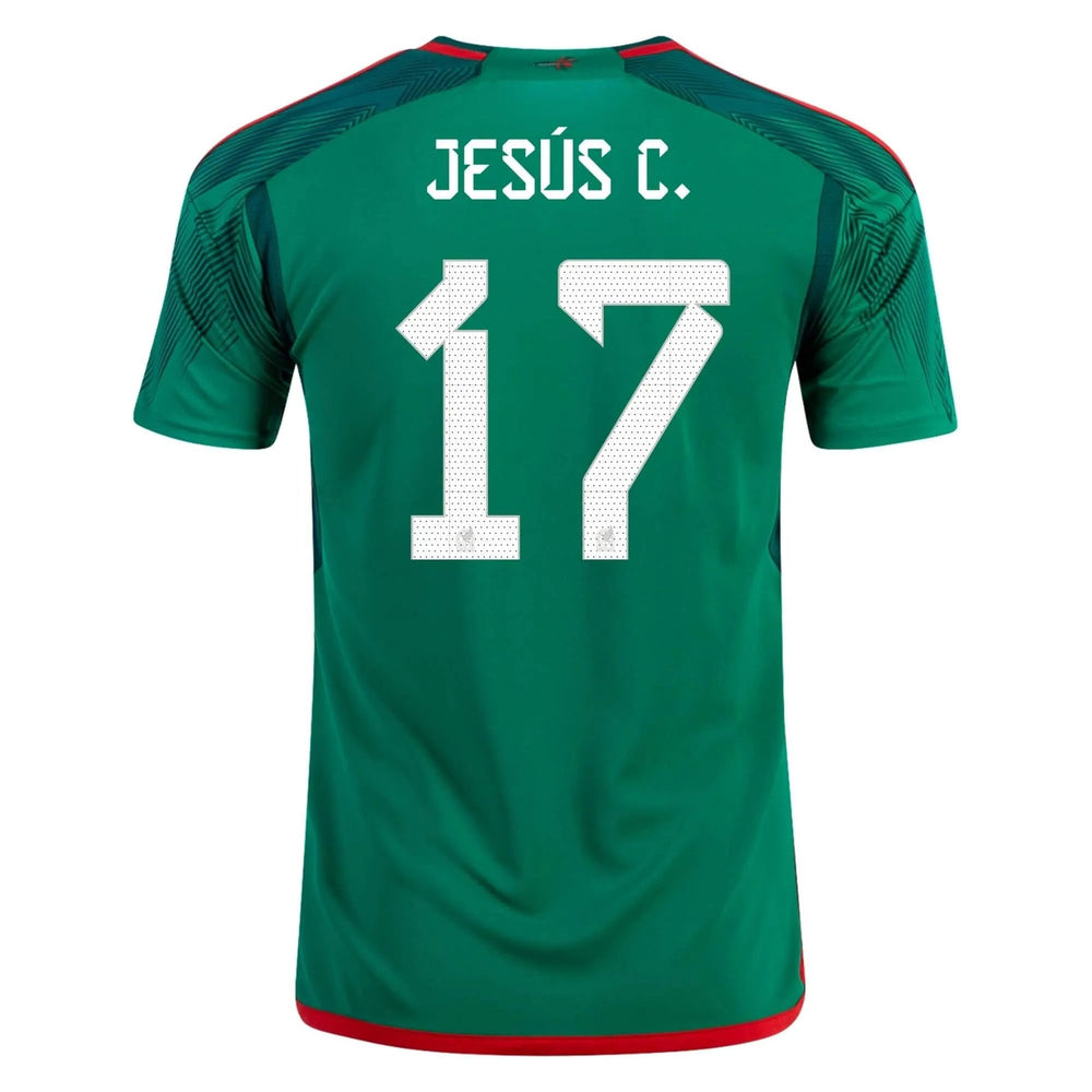 Mexico 2022-23  Home Soccer Jersey - Green-Red