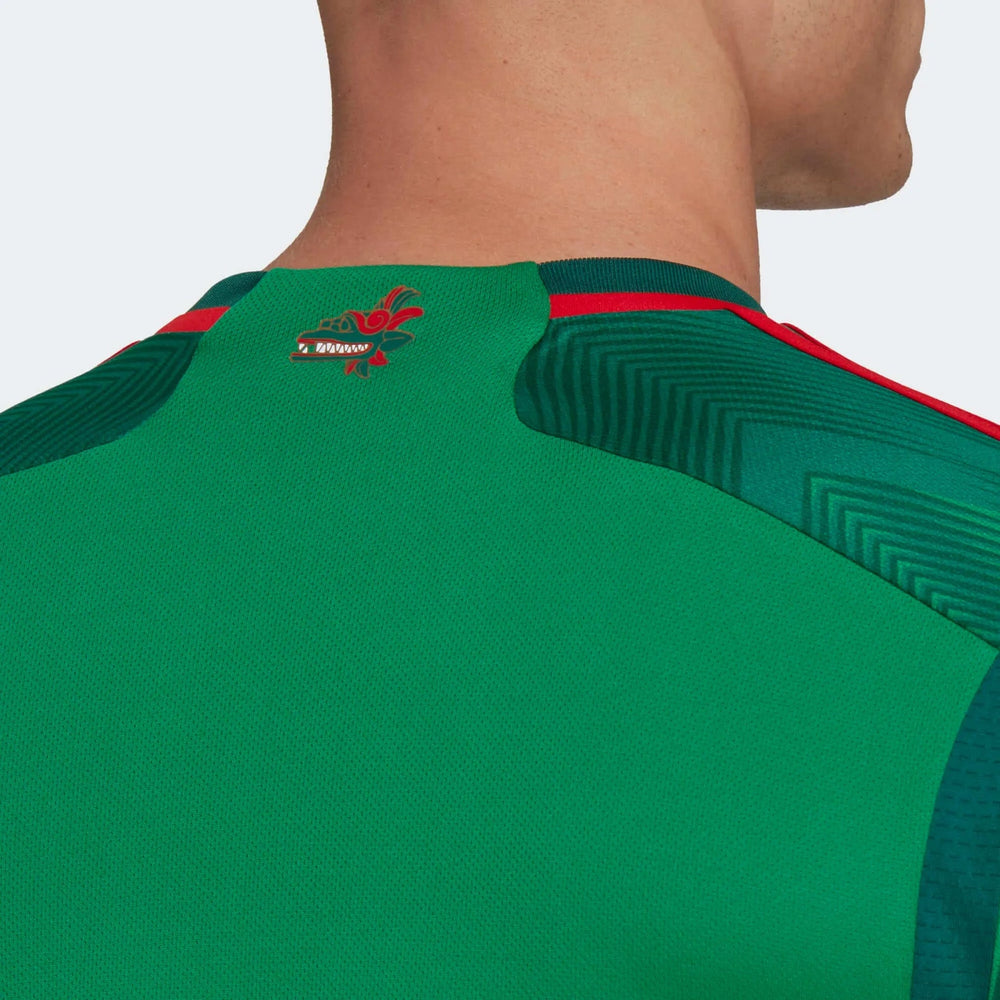 Mexico 2022-23  Home Soccer Jersey - Green-Red