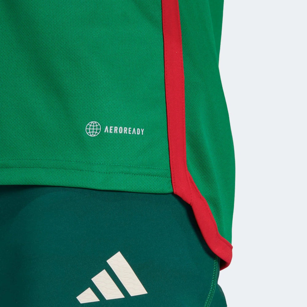 Mexico 2022-23  Home Soccer Jersey - Green-Red