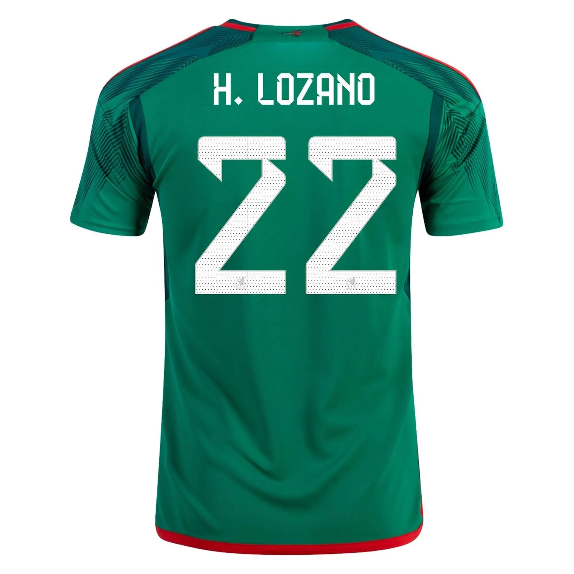 Mexico 2022-23  Home Soccer Jersey - Green-Red