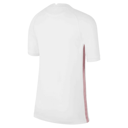 2022-23 France Away Youth Soccer Jersey White-Pink Glaze-Blue