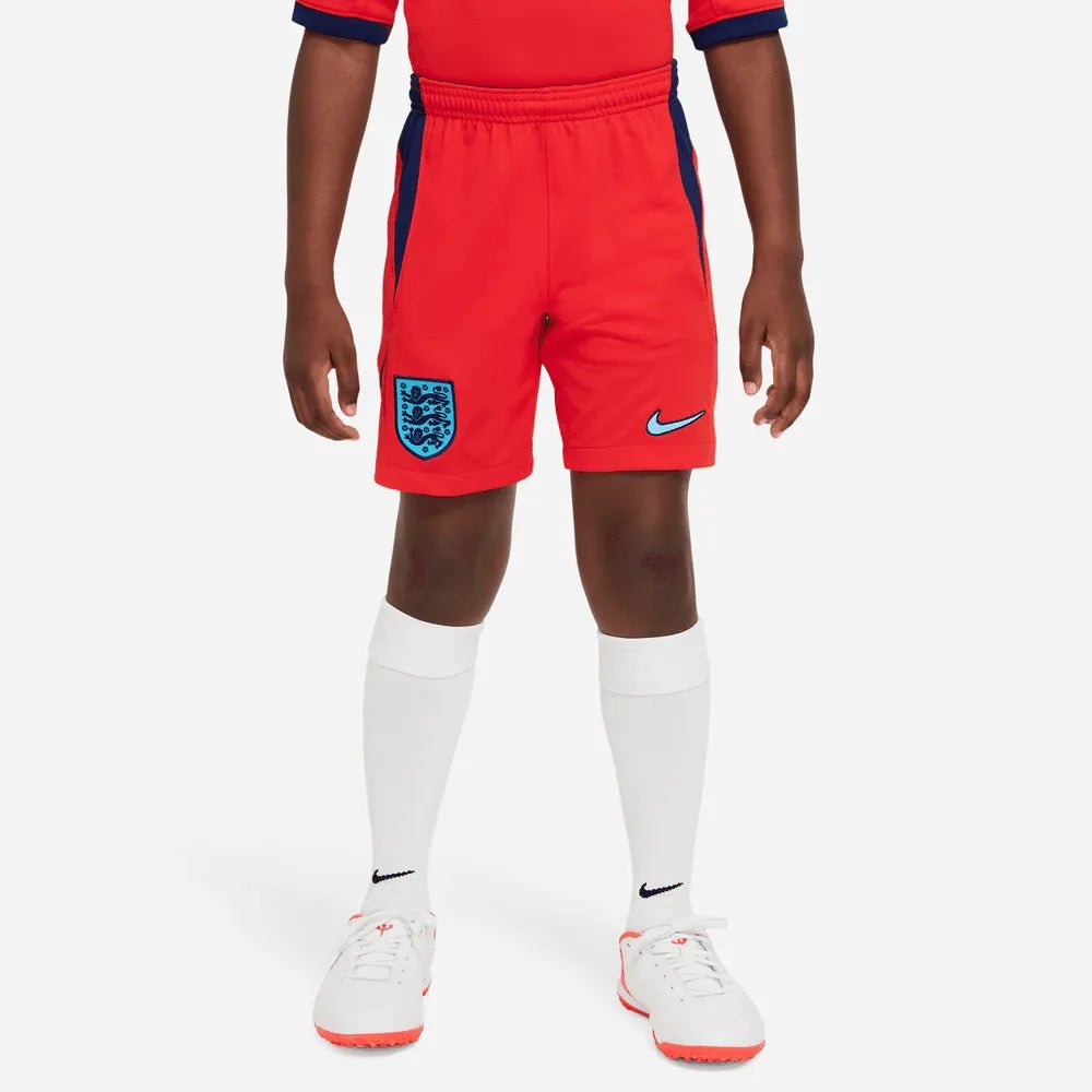 England 2022-23  Youth Away Soccer Short Red-Blue Void