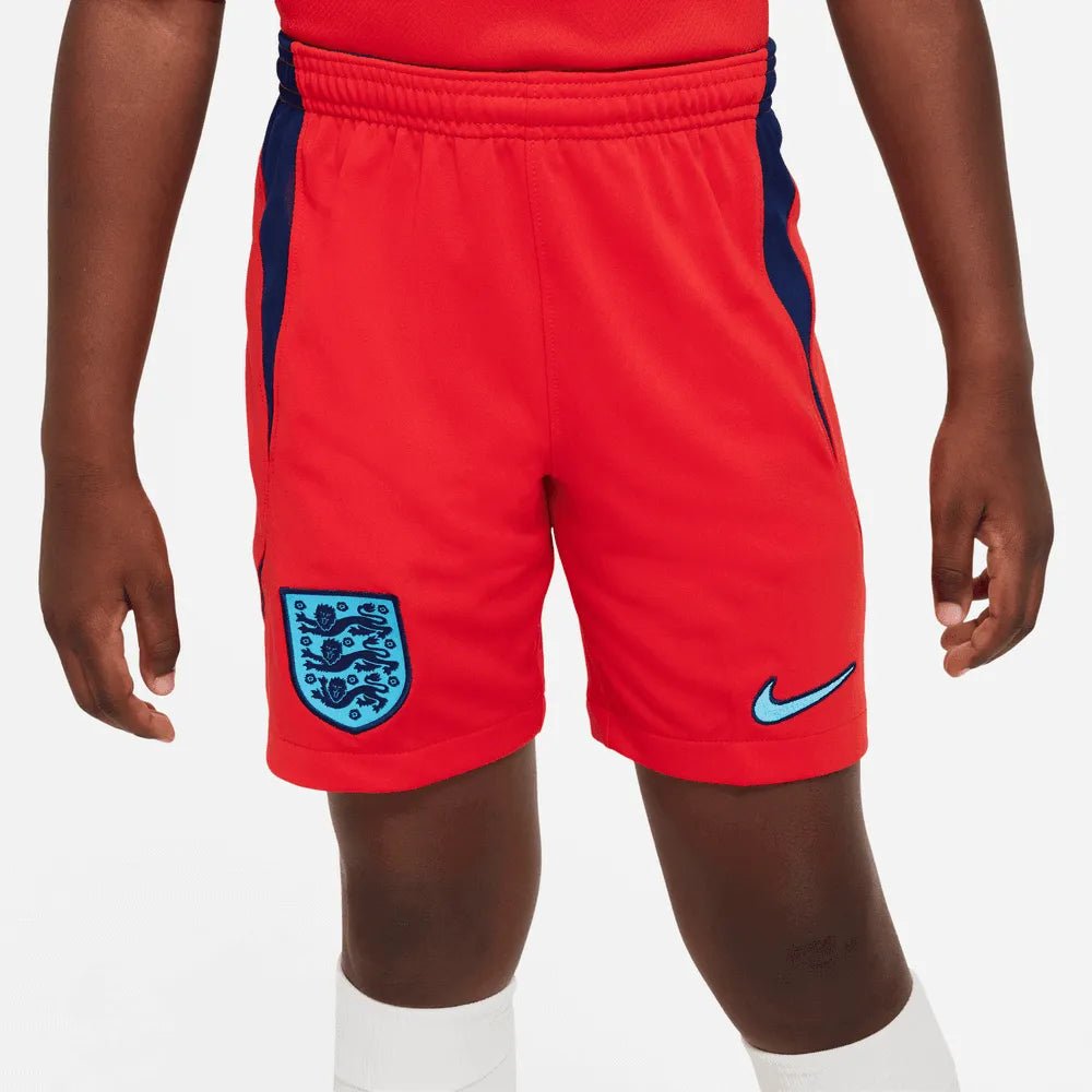 England 2022-23  Youth Away Soccer Short Red-Blue Void