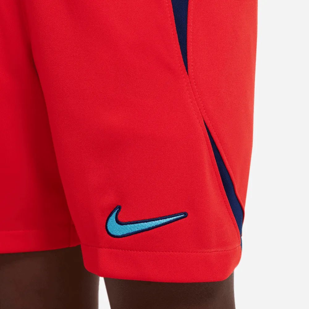 England 2022-23  Youth Away Soccer Short Red-Blue Void