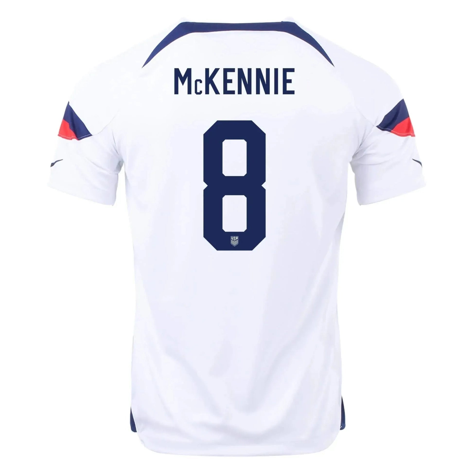 USA 2022-23  Home Youth Soccer Jersey White-Loyal Blue