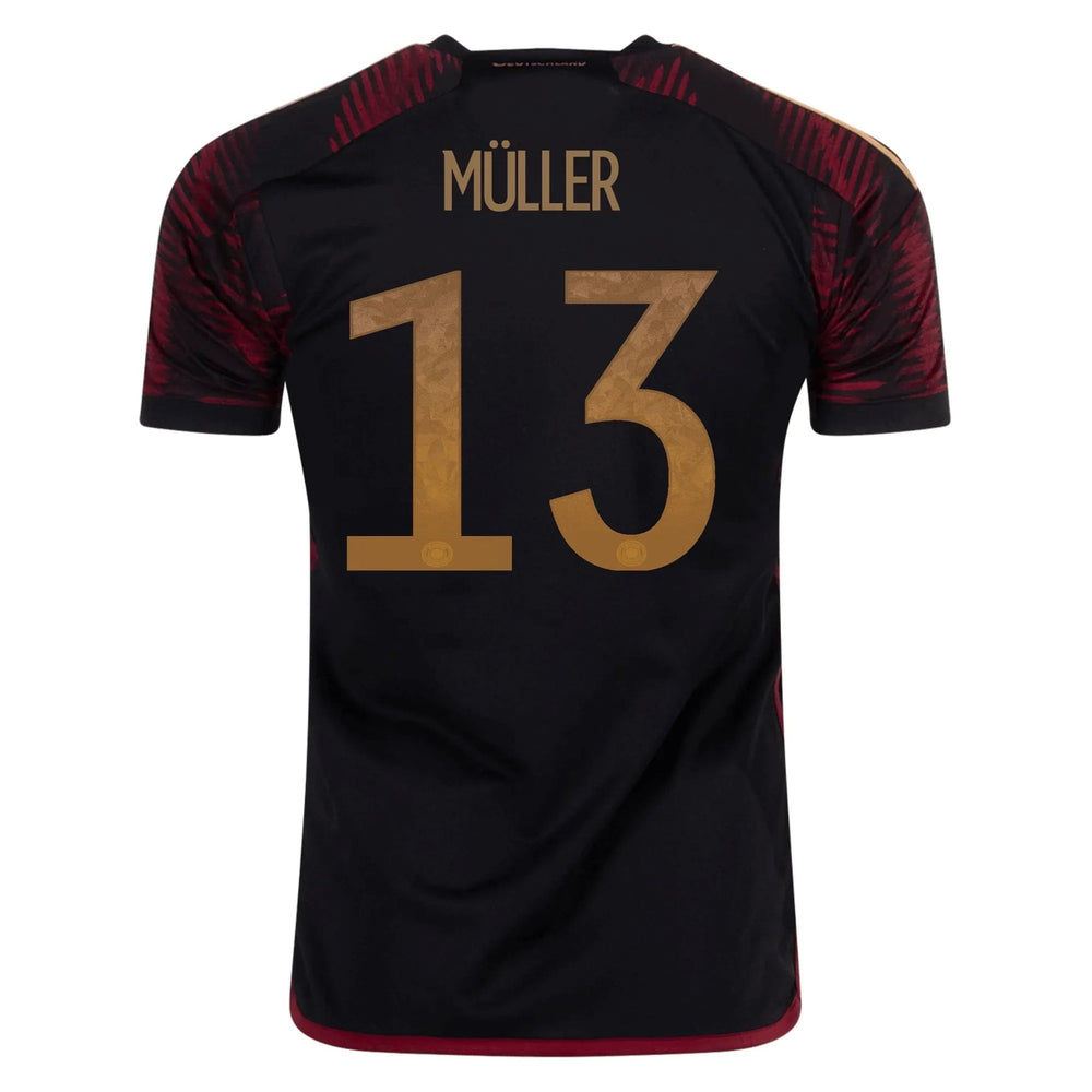 Germany 2022-23  Away Soccer Jersey Black