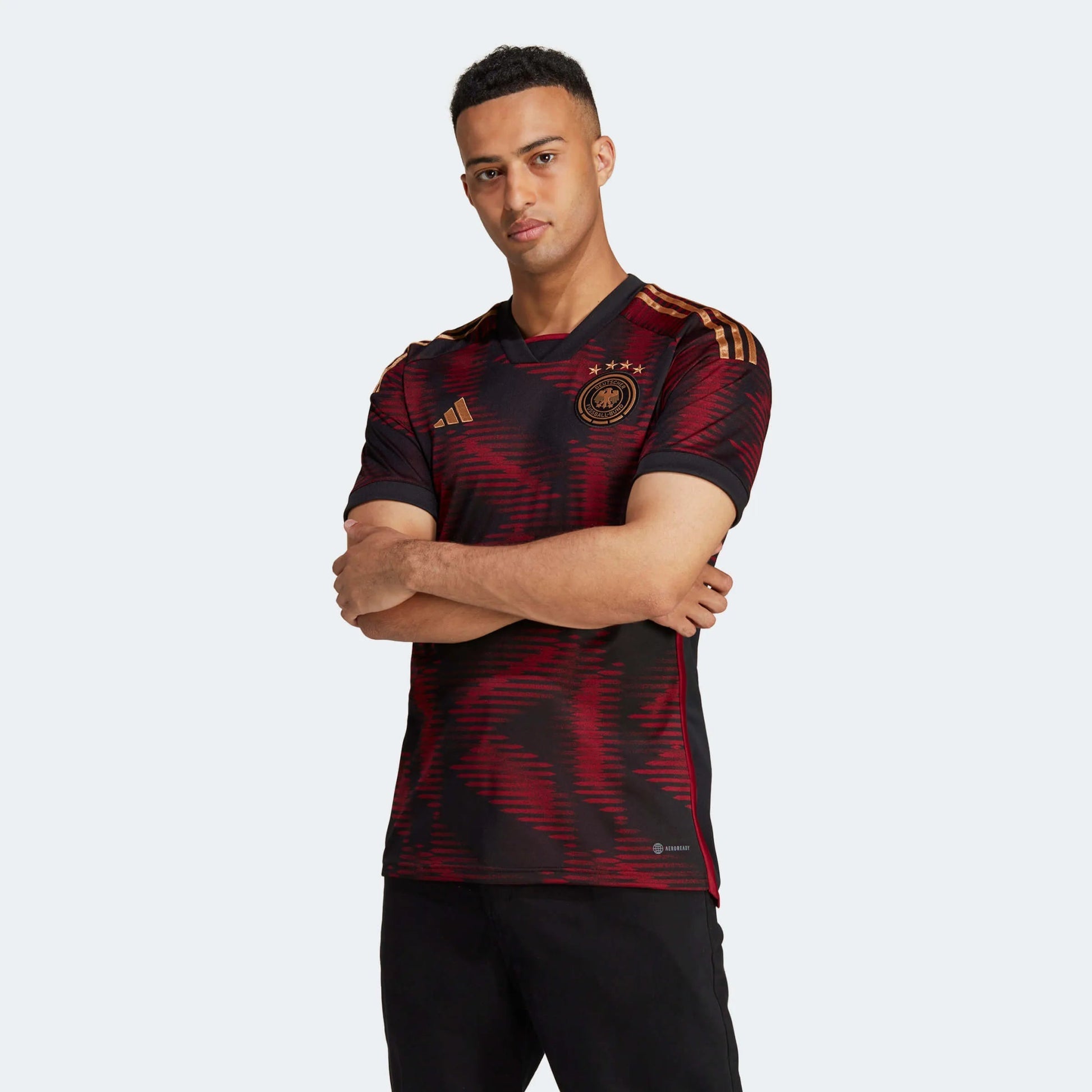 Germany 2022-23  Away Soccer Jersey Black