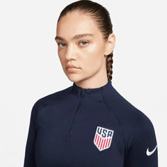 USA 2022-23  Women's Strike Drill Top - Navy