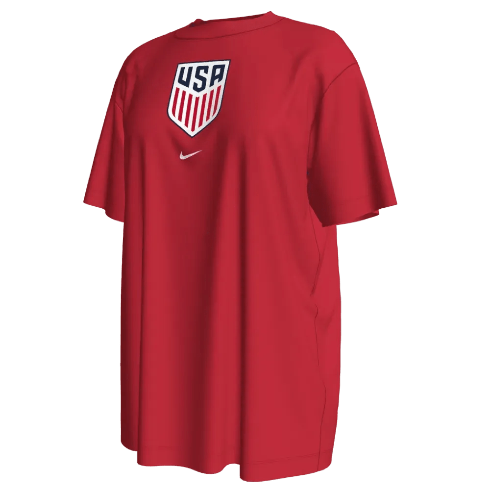 USA 2022-23  Women's Crest WC22 Tee - Red