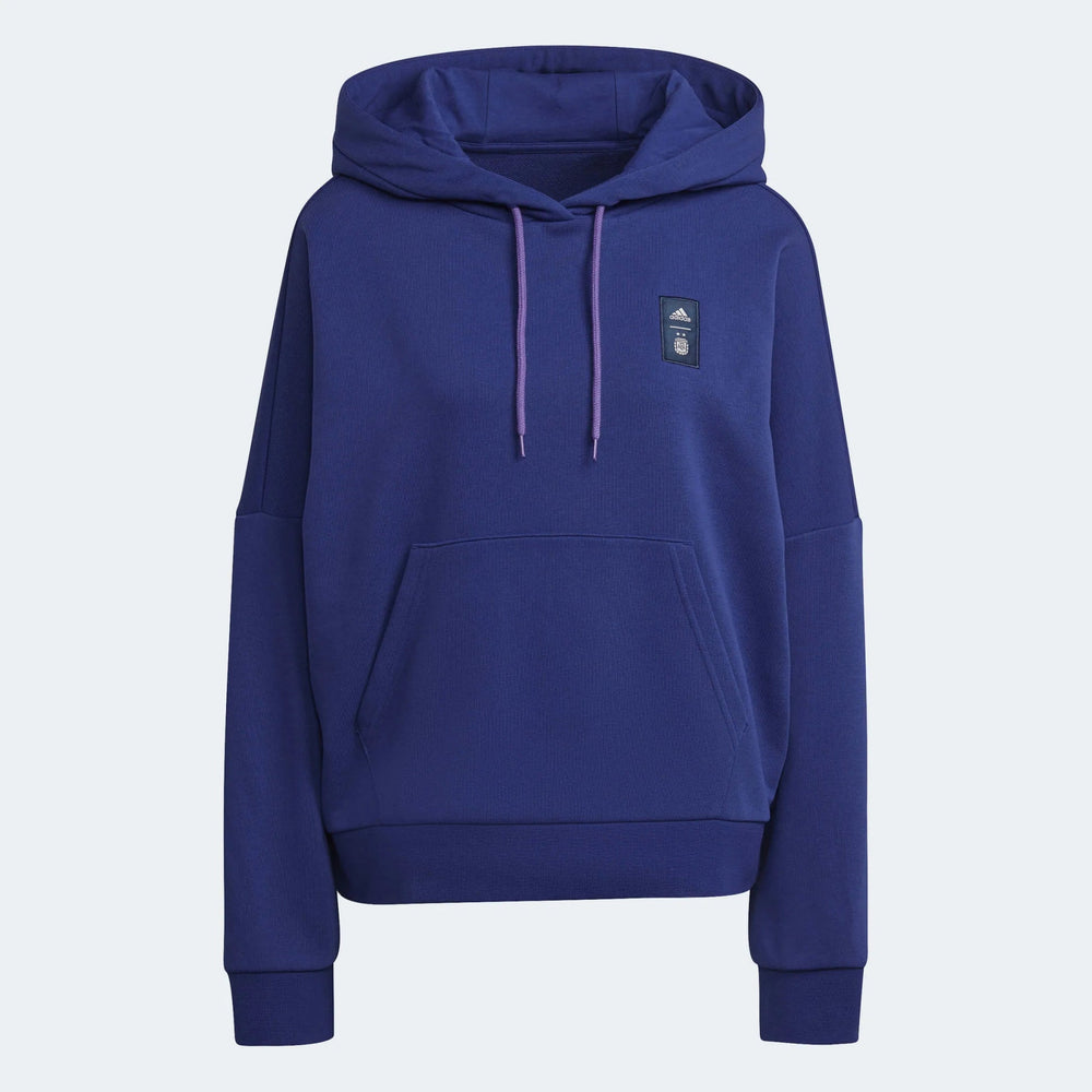 Argentina 2022-23  Women's 3 Stripe Hoody Legacy Indigo