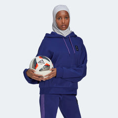 Argentina 2022-23  Women's 3 Stripe Hoody Legacy Indigo