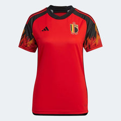 Belgium 2022-23  Women's Home Soccer Jersey - Red-Black