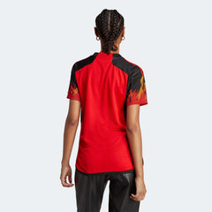 Belgium 2022-23  Women's Home Soccer Jersey - Red-Black