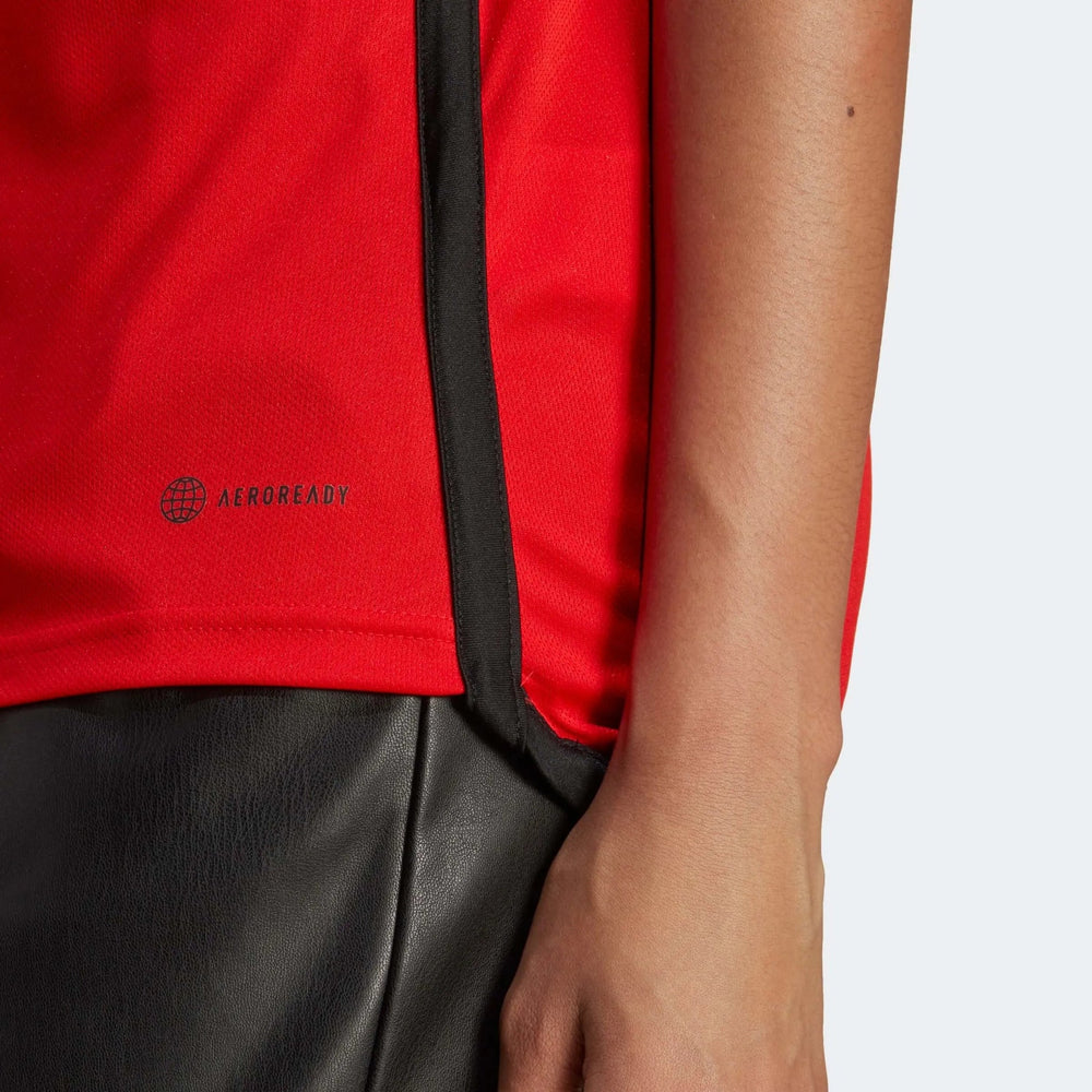 Belgium 2022-23  Women's Home Soccer Jersey - Red-Black
