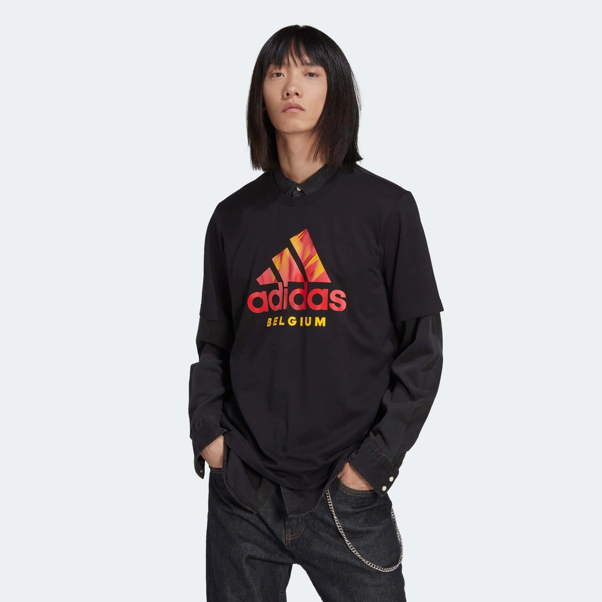Belgium 2022-23  DNA Graphic Tee - Black