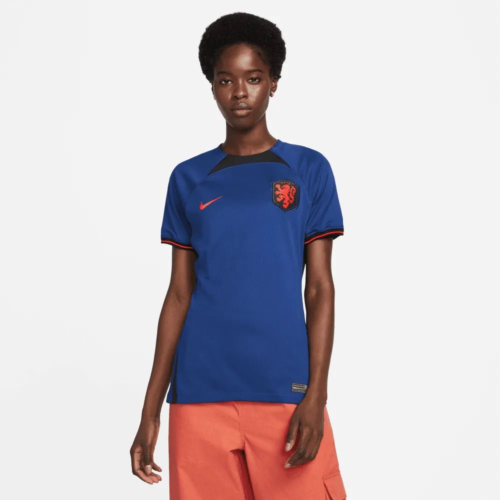 Netherlands 2022-23  Women's Away Soccer Jersey - Deep Royal Blue