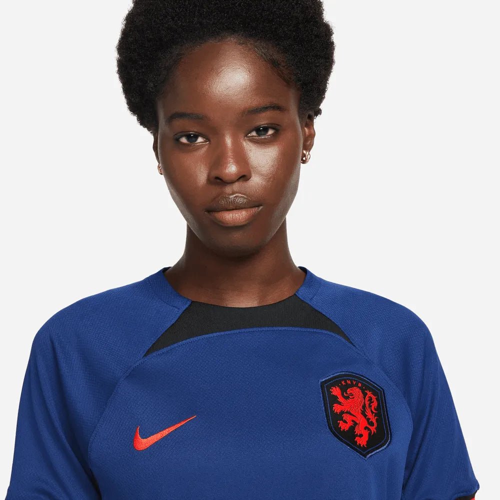 Netherlands 2022-23  Women's Away Soccer Jersey - Deep Royal Blue