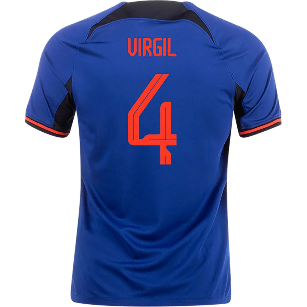 Netherlands 2022-23  Women's Away Soccer Jersey - Deep Royal Blue