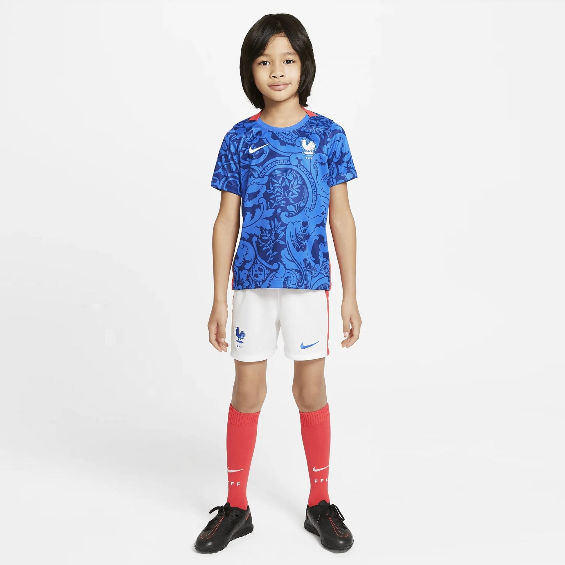 France 2022  Kids' Mini Kit - Blue-White