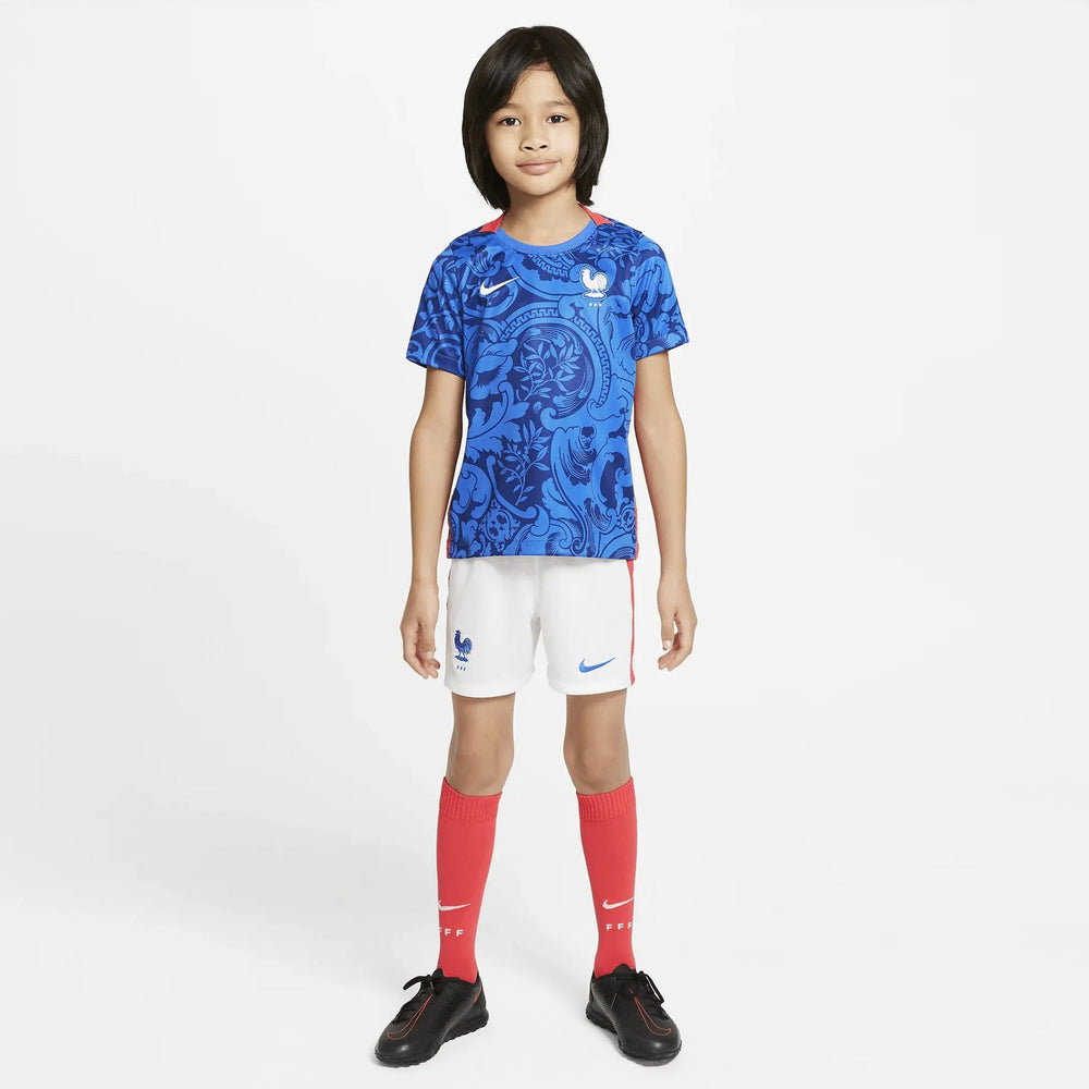 France 2022  Kids' Mini Kit - Blue-White
