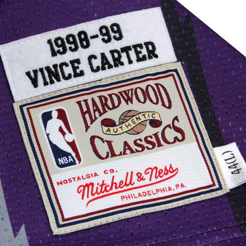 Purple  Vince Carter Toronto Raptors 1998/99 Throwback Authentic Jersey | NBA