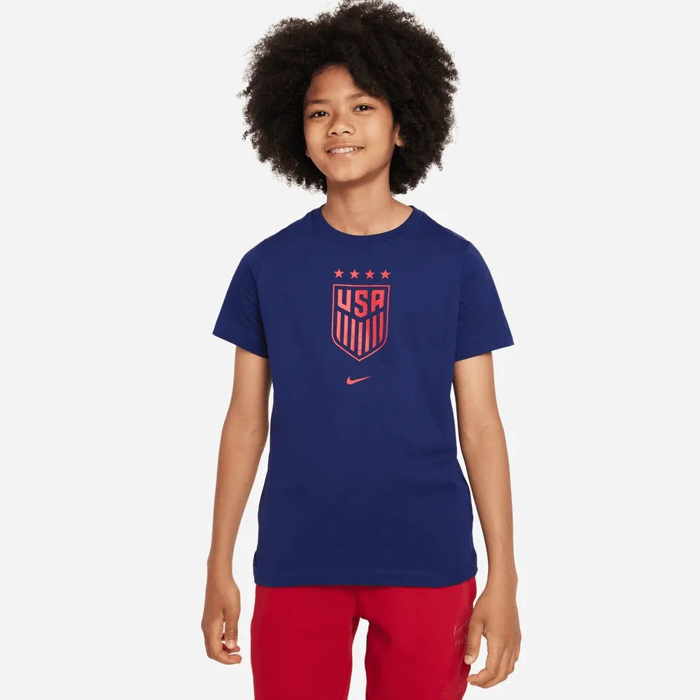 USA 2023-24  Youth 4 Star Crest Tee