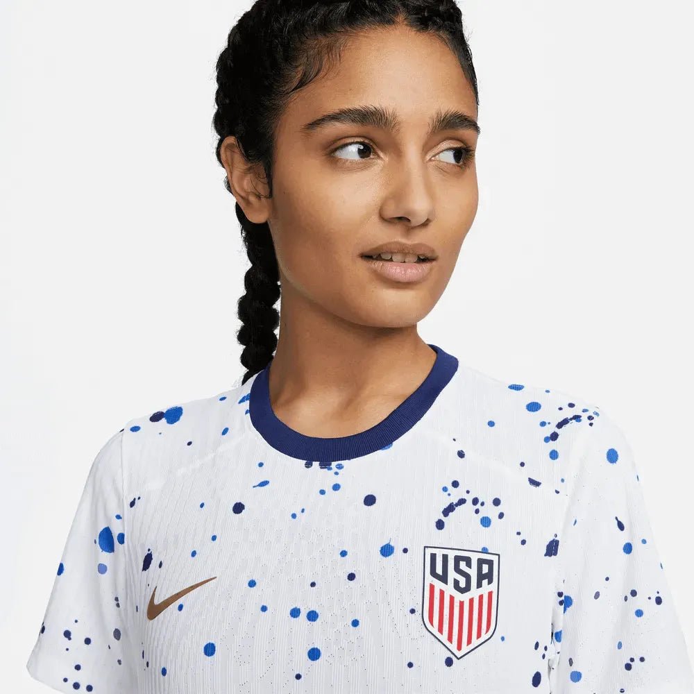 USA 2023-24  Women's Home Authentic Soccer Jersey (No Stars)