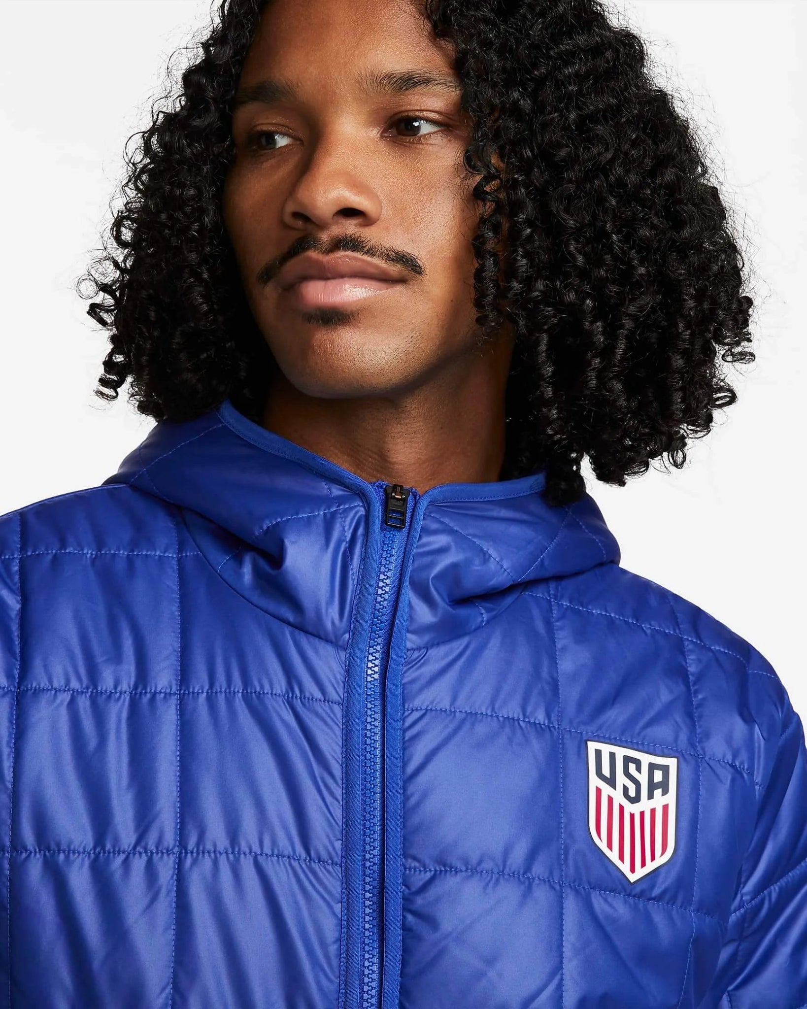 USA 2023  Men's Fleece-Lined Hooded Jacket