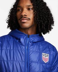 USA 2023  Men's Fleece-Lined Hooded Jacket