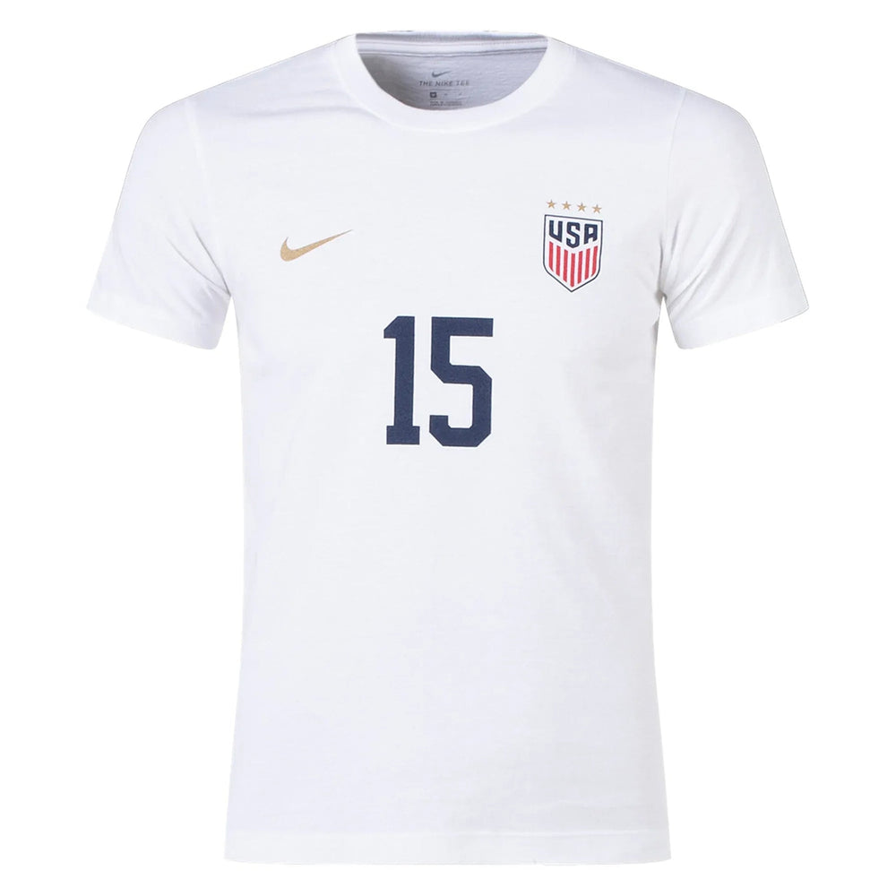 USA 2023-24  Youth 4-Star Rapinoe 15 Tee