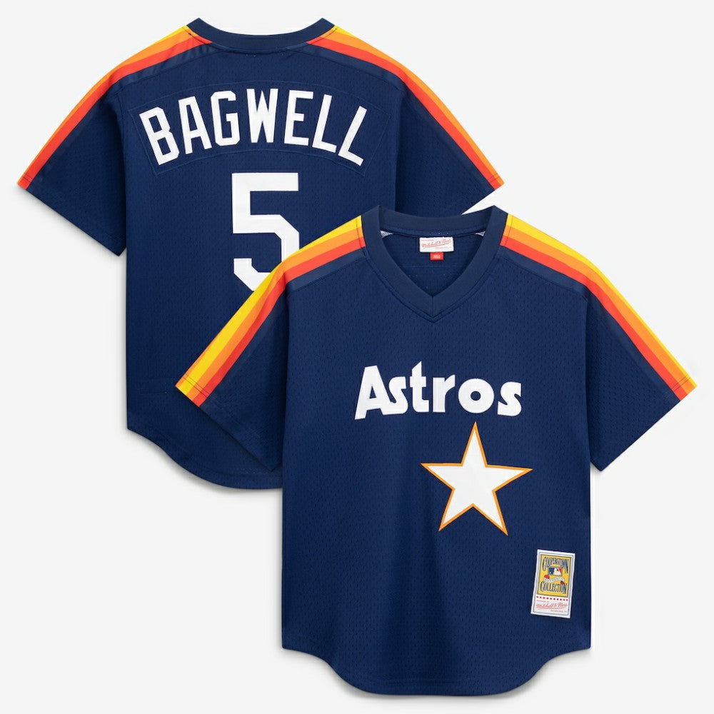 Jeff Bagwell Houston Astros Mitchell & Ness Authentic Batting Practice Jersey - MLB Jerseys
