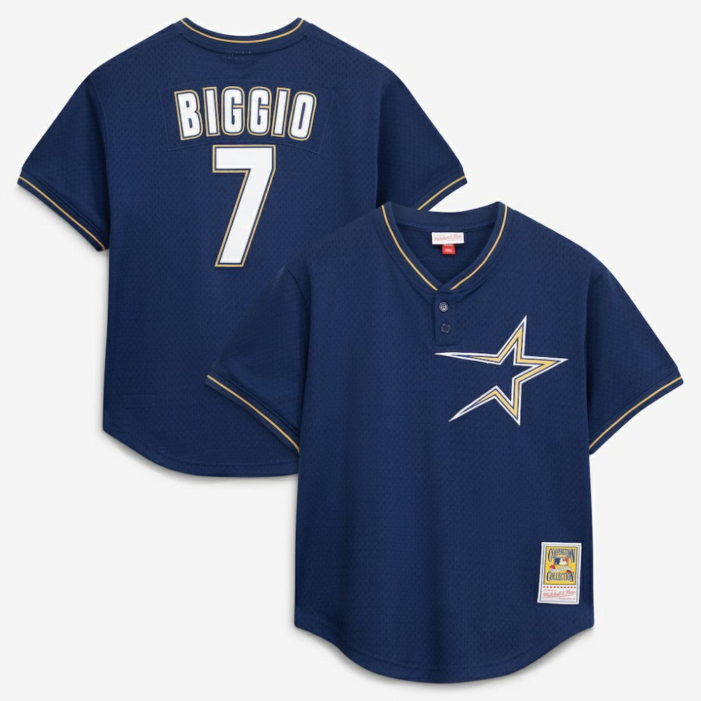 Craig Biggio Houston Astros Mitchell & Ness Authentic Batting Practice Jersey - MLB Jerseys
