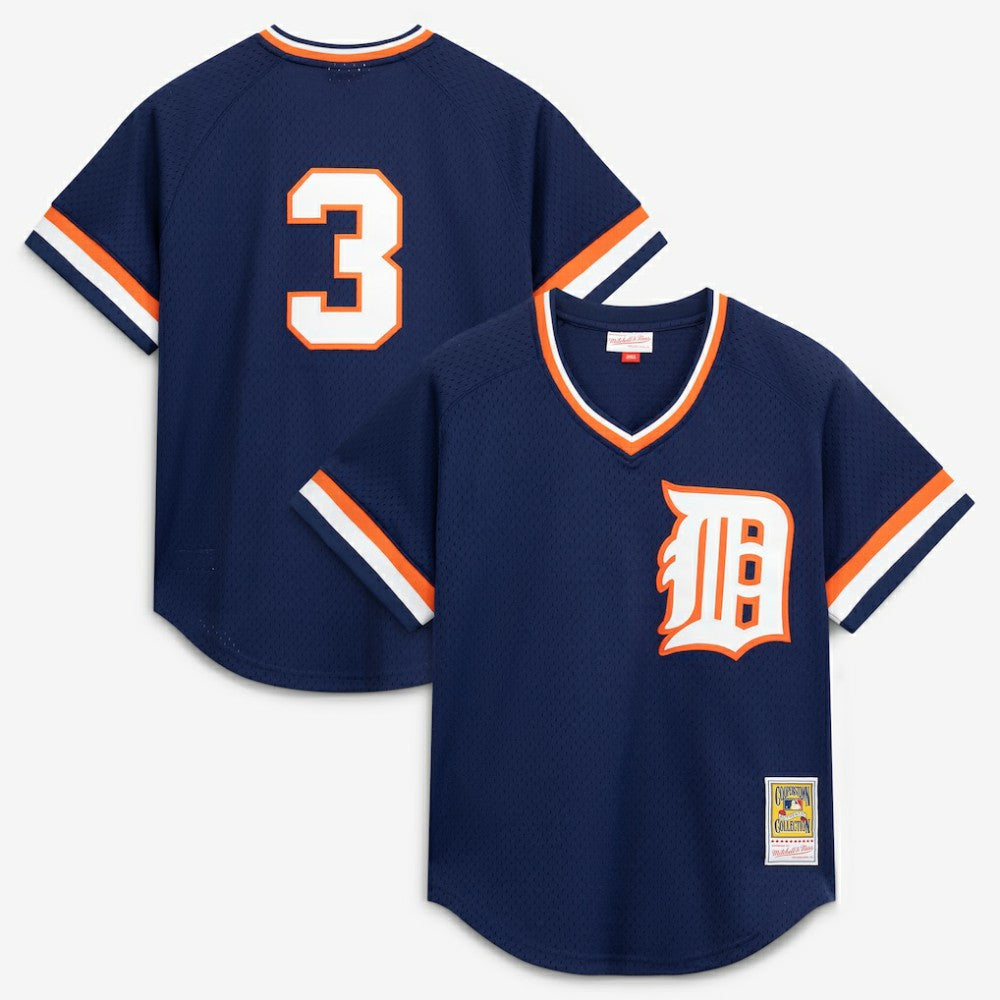 Alan Trammell Detroit Tigers Mitchell & Ness Authentic Batting Practice Jersey - MLB Jerseys