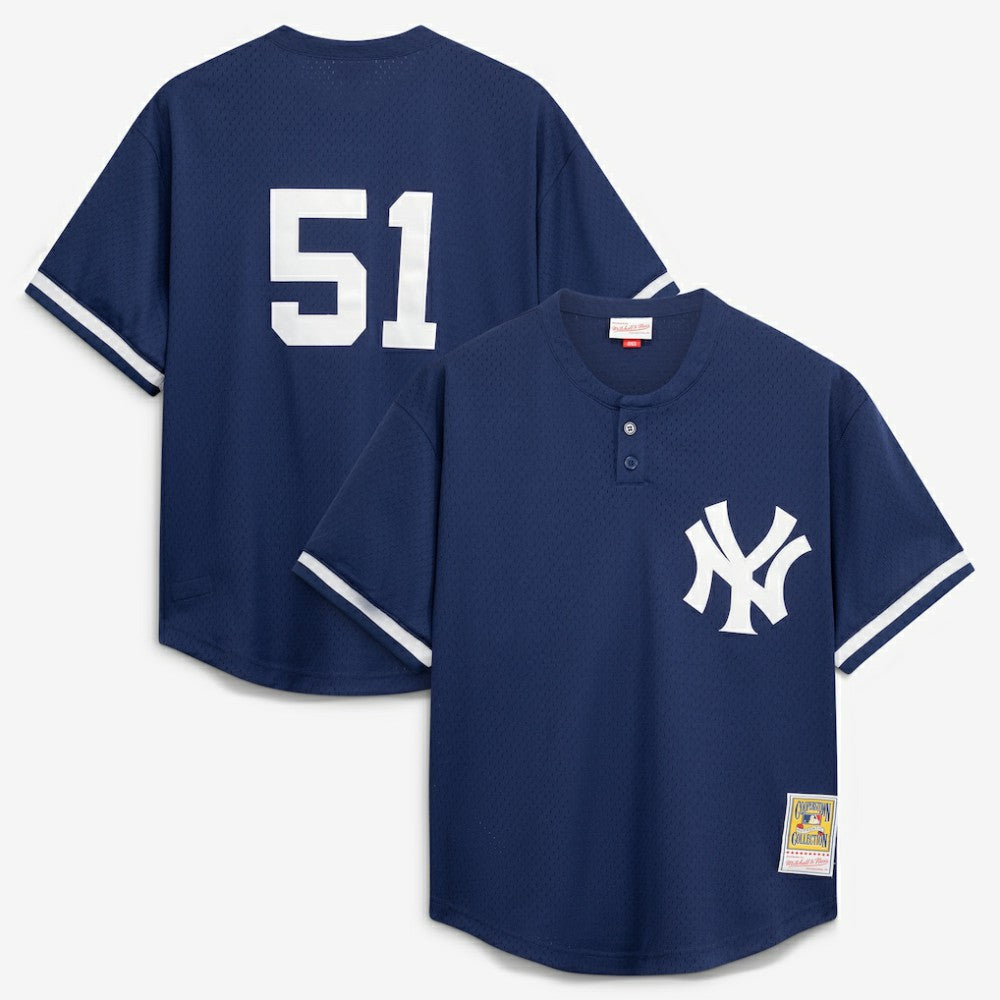 Bernie Williams New York Yankees Mitchell & Ness Authentic Batting Practice Jersey - MLB Jerseys
