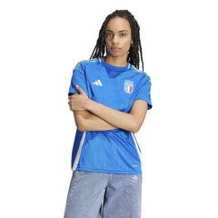 Italy 2024-25  Women's Stadium Home Soccer Jersey