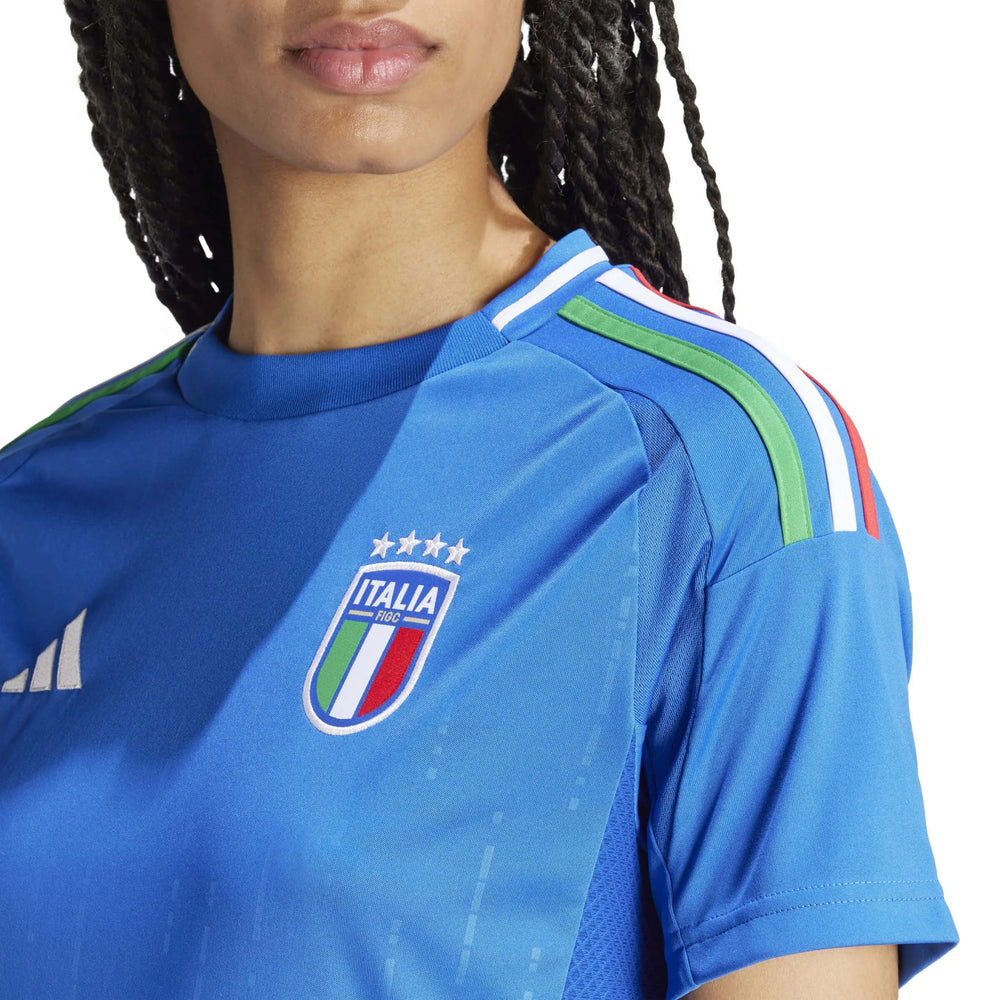 Italy 2024-25  Women's Stadium Home Soccer Jersey
