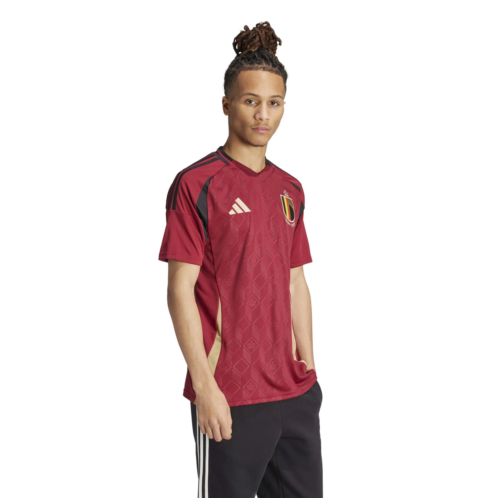 Belgium 2024-25  Men's Stadium Home Soccer Jersey