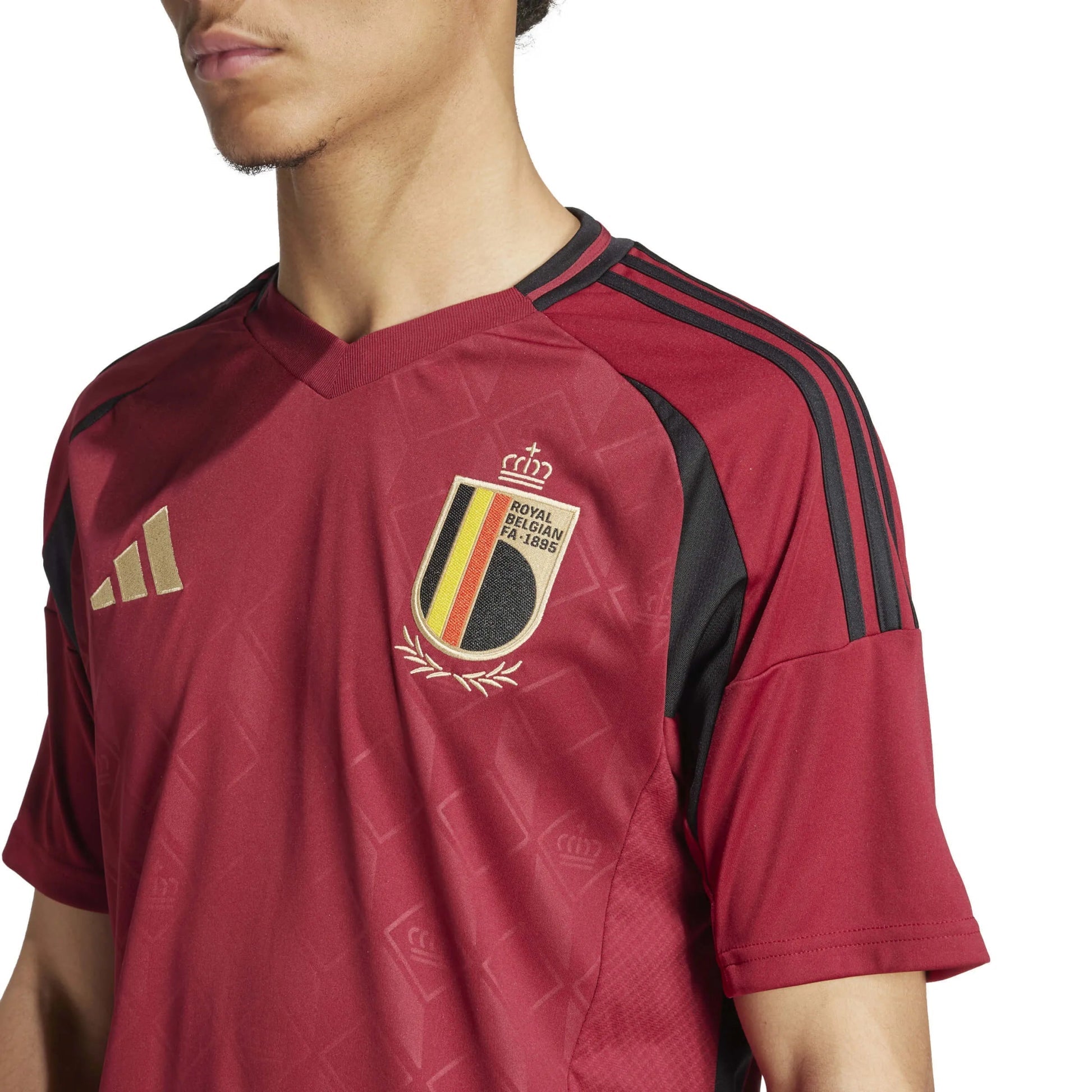 Belgium 2024-25  Men's Stadium Home Soccer Jersey